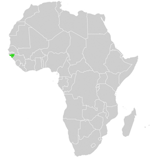 Guinea-Bissau Lage Afrika